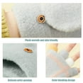thumbnail image 3 of Guantes de lana con aislamiento térmico sin dedos para mensajes de texto para mujeres y hombres, cálidos y convertibles de punto con solapa Fäustlinge, 3 of 5