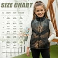 thumbnail image 3 of Xoenoiee Eagle Cross Fire Print Boys Full Zip Vest Lightweight Jacket Sleeveless Fleece Vest Plush Coat Outerwear Cute Clothes for Boys, Size 2T, 3 of 7