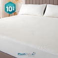 thumbnail image 4 of PlushDeluxe Bamboo Mattress Protector, Queen Size (60” x 80”), Waterproof, Breathable, Noiseless Bed Cover, White, 4 of 9