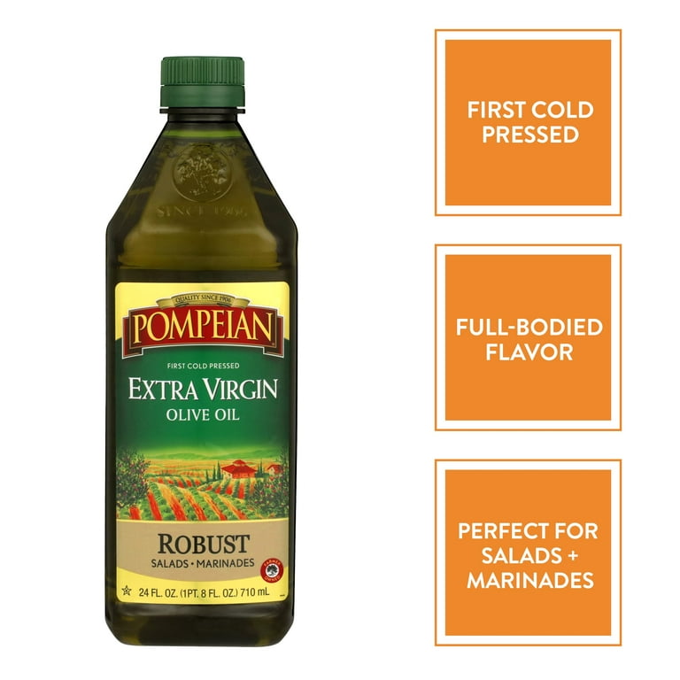 Pompeian Easy Squeeze, Robust Extra Virgin Olive Oil, First - Want It All