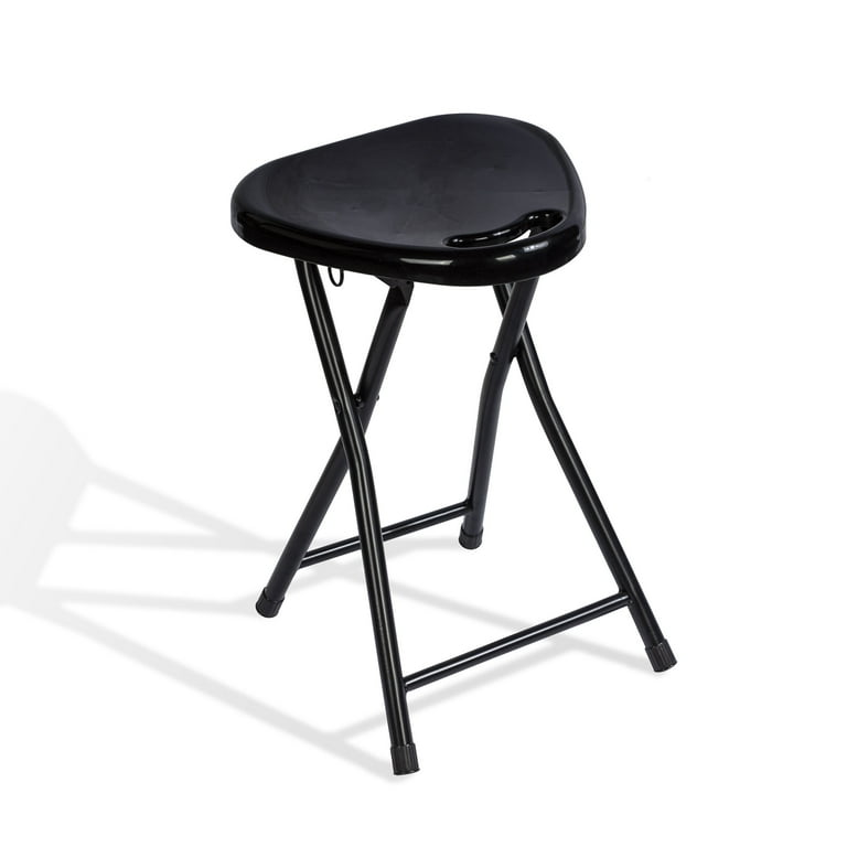 Atlantic Folding Stools Set of 4 Black Walmart