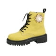 thumbnail image 2 of Willtoo Womens Ankle Boots Platform Chunky High Heel Lace Up Combat Boots Short Booties, 2 of 5