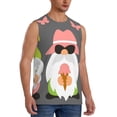 thumbnail image 2 of Pofeuu Summer Gnome 1 Print Men's Muscle T-Shirt, Sleeveless, Muscle Tank, Classic Muscle Tee Top For Men Casual Sleeveless Muscle T-Shirt Trendy Clothes-Medium, 2 of 7