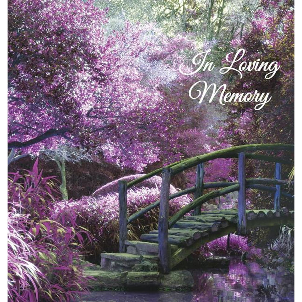"In Loving Memory" Funeral/Memorial Service Guest Book, Condolence Book