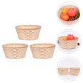 thumbnail image 4 of SHISUYAN 3Pcs Woven Bamboo Baskets Practical Round Basket Storage Container, 4 of 6
