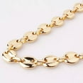 thumbnail image 5 of 7-40" Stainless Steel Silver Gold Coffee Beans Chain Men Women Necklace 7/9/11mm, 5 of 5