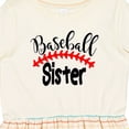 thumbnail image 4 of Inktastic Baseball Sister Girls Toddler Dress, 4 of 5