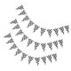 thumbnail image 2 of KAKOWELY 3 banderas a cuadros en blanco y negro para decoración de fiestas temáticas de carreras, banderines de carreras, banderines decorativos para cumpleaños, barbacoas y bares., 2 of 5