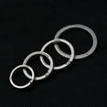 thumbnail image 3 of Jesscasday Titanium Key Rings Heavy Duty Keychain Rings Side-Pushing Key Chain Rings, 3 of 13