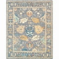 thumbnail image 2 of Pasargad Home PRE-11 8x10 Pasargad Home Oushak Collection Hand-Knotted Wool Slateblue Area Rug- 8' 1' X 10' 3', 2 of 4