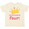 thumbnail image 3 of Inktastic 4th Birthday Princess is Four Girls Toddler T-Shirt, 3 of 5