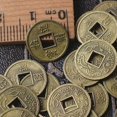 thumbnail image 2 of 100 Pcs Antique Coins Craft Feng Shui Coins Ancient Chinese I Ching Coins For Health Wealth Charm, 2 of 5