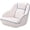 White and Blue A, variant on High Back Boat Captain Chair - Ergonomic Marine Bucket Seat with UV Resistant Vinyl for Fishing and Pontoon Boats - Blue White