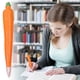 thumbnail image 3 of 10ml Long Vegetable Ballpoint Pen Black Inks Magnetic For Easy Storage Eggplant Pepper Carrot And Cucumber Shapes, 3 of 5