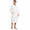 White, variant on Terry Velour Kimono Robe 100% Cotton White One Size 48 Inch