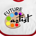 thumbnail image 4 of Inktastic Future Artist with Paints Boys or Girls Baby Bib, 4 of 4