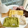 thumbnail image 5 of Chaleco para bebé de otoño e invierno, chaleco para niñas recién nacidas, chaqueta cálida y suave para niños, chaleco cálido grueso, ropa informal para niños de 2 a 9 años, 5 of 5