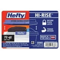 thumbnail image 3 of Hefty, 72 Quart Clear Storage Bin, Latched Storage Container, with Blue HI-RISE Lid, 3 of 11