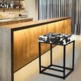 thumbnail image 6 of Leejay 24 inch Backless Counter Height Upholstered Milk Cow Stool for Kitchen Island ,Set of 4, 6 of 6