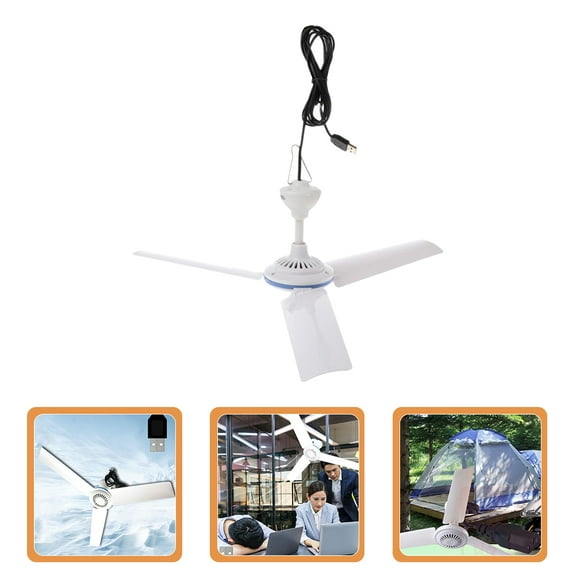 ELAYARD Indoor Ceiling Fan Hanging Fan Plastic General Users Home Use 1Pcs