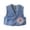 Z85 Blue, variant on Toddler Girls V Neck Denim Vest Kids Button Down Sleeveless Jean Jacket Cute Floral Embroidered Casual Waistcoat for School Daily