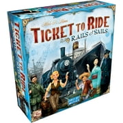 Ticket to Ride: Rails & Sails Strategy Board Game for ages 10 and up, from Asmodee