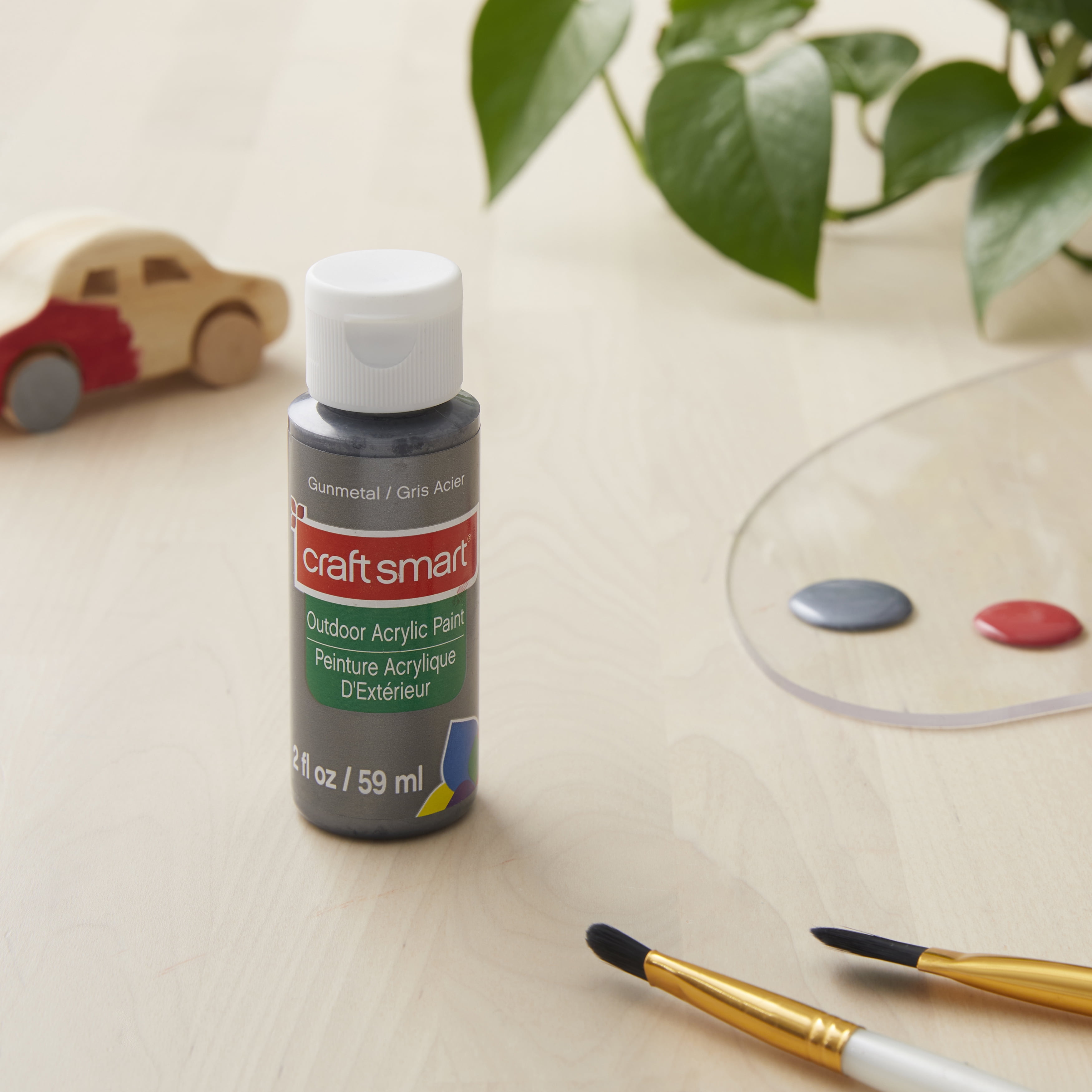 Craft Smart Metallic Outdoor Acrylic Paint, 2oz., 12 Pack
