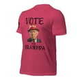 thumbnail image 2 of VOTE FOR GRANDPA TRUMP 2024 Unisex t-shirt (Heather Raspberry, XL), 2 of 4