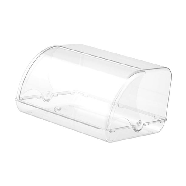 Caja para pan, almacenamiento de pan, almacenamiento de mostrador, multiusos para pan de mostrador Completamente claro