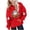 Red, variant on HAOTAGS Halloween Hoodies Teen Girls, Cute printed Long Sleeve Sweatshirts Pullover Loose Preppy Clothes with Pocket Pink Size 12