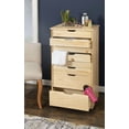 thumbnail image 2 of Craydon Eight-Drawer Rolling Storage Cart, Natural, 2 of 8