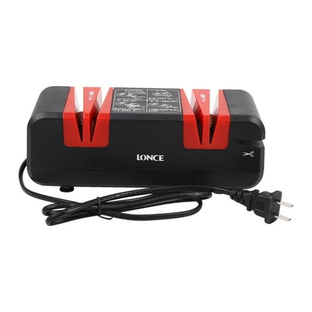 

220V Automatic Quick Knife Sharpener Household Electric Knife Cutter Sharpener Stone Knife Sharpener-US Plug