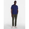 thumbnail image 2 of George Men's Waffle Knit Shirt with Short Sleeves, Sizes S-5XB, 2 of 5