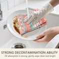 thumbnail image 7 of 6 Pcs Funny Kitchen Towels,Pink Pioneer Flower Striped Pattern Microfiber Dish Towels,Kitchen Tea Towels,Kitchen Towel Set (18" X 26"), 7 of 7