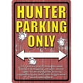 thumbnail image 4 of Green Supply 1520 Hunter Parking Tin Sign, 4 of 5