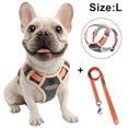 thumbnail image 1 of Dog Chest Harness Traction Rope, Breathable Pet Vest for Outdoor Walking Training Control for Medium Large Breeds Orange L, 1 of 8