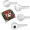 thumbnail image 4 of BANET  Rustic Farmhouse Style Noel Merry Christmas Trees Red Vintage Truck Winter Holiday Sign Super Soft Home Decorative Throw Pillow Case Cushion Cover Be Joyful with Words  24x24in, 4 of 5