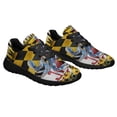 thumbnail image 6 of Maryland Blue Crab with Black Eyed Susan Flowers Shoes Sneakers Black Size 8.5, 6 of 7