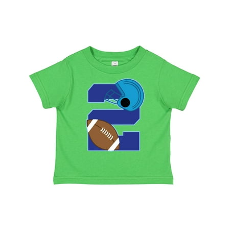 

Inktastic Football Birthday Party 2nd Bday Boys Gift Toddler Boy Girl T-Shirt