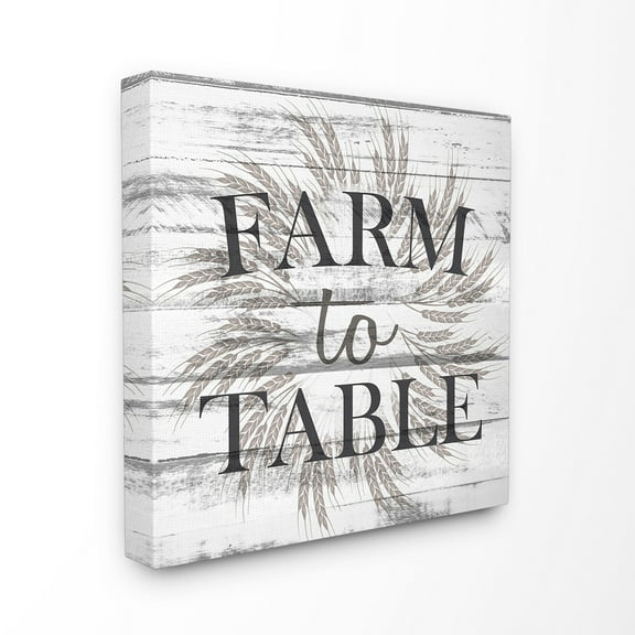 The Stupell Home Decor Collection Farm to Table Wall Art
