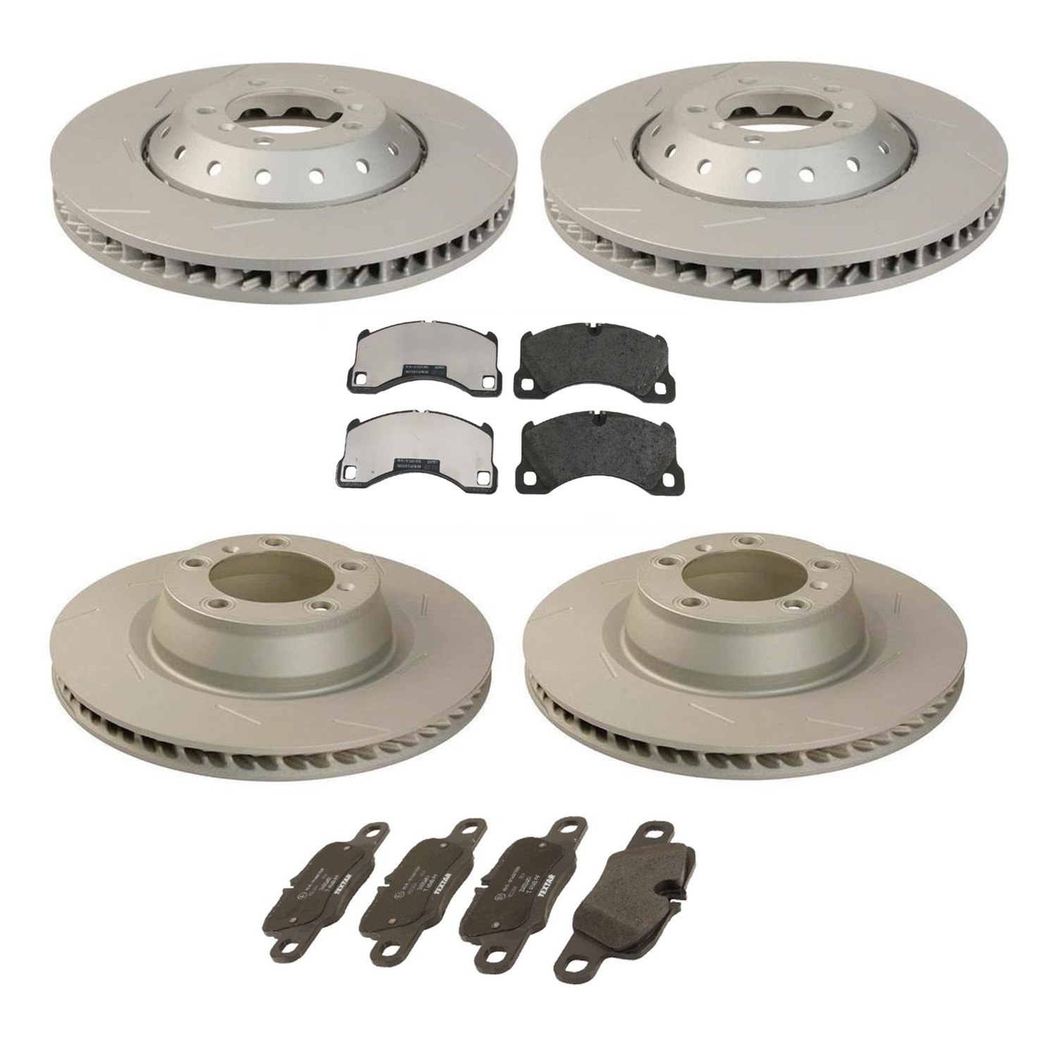 SHW Performance Made in Germany OEM Brake Kit Slotted Vented 5 Lug