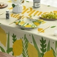 thumbnail image 4 of Sukkot Tablecloth 60×84 Inch Rectangular, Etrog Lulav Hebrew Jewish Harvest Happy Sukkot Washable Table Cover for Party Picnic Dinner Decor, 4 of 6
