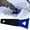Blue, variant on FSAGAE Plastic Ice Scraper for Car Windshield Frost Removal Tool 7 Inch Ergonomic Ice Scraper for Winter Car Accessories Gray