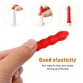 thumbnail image 2 of CRAFTHROU 100Pack Adhesive Caulk Cap Red for Preserving and Storing, 2 of 7