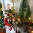 thumbnail image 4 of Guirlandes Lumineuses de Noël avec Télécommande et Minuterie 6.56 Pieds Lumières en Forme de Pomme de Pin avec Baies Rouges 20 LED Guirlande Lumineuse 6 Niveaux de Luminosité Décorations pour l'Action de Grâce Noël, 4 of 4