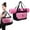 Pink, variant on TELOLY Yoga Mat Bags,Nylon Fabric Yoga Mat Bag,18.90"*9.45"*6.30" Fitness Travel Gym Bag with Yoga Mat Holder,Style1