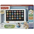 thumbnail image 6 of Fisher-Price Pretend Tablet Learning Toy with Lights and Music, Baby and Toddler Toy, Blue, 6 of 6