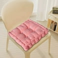 thumbnail image 4 of Meditation Floor Pillow Set of 1, Square Large Pillows Seating for Adults, Tufted Corduroy Cushion for Tatami Living Room, Pink, 22x22 Inch, 4 of 6