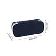 thumbnail image 3 of Navy Pencil Case, Durable Waterproof Oxford Fabric Storage Bag, Wear Resistant Daily Stationery Pouch, Large Capacity Organizer Pouch for Office Desk, Outdoor Travel and Little Ones Daily Carry, 3 of 6