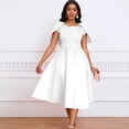 thumbnail image 2 of AURA Women Elegant Cloak Banquet Party Dress High Waist Pleated Midi Socialite Evening Gown 2024 Summer, 2 of 9